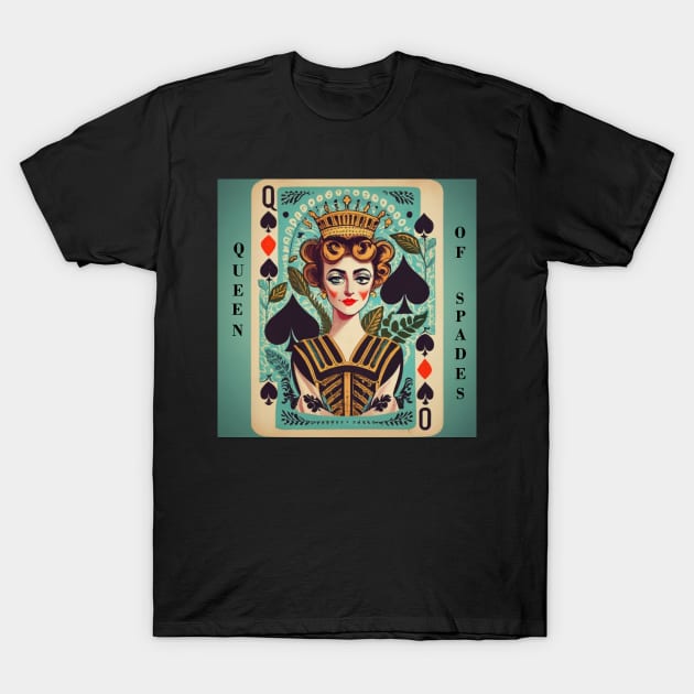 Queen of Spades T-Shirt by JimDeFazioPhotography